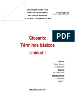 Glosario Unidad 1 - Sergio Guerrero