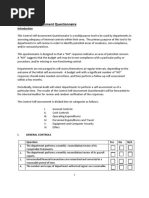 Control Self Assessment