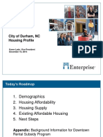 Durham Housing Profile by Enterprise