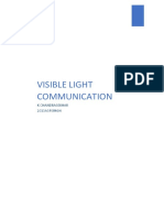 VLC Communication: A Review of Visible Light Communication Applications and Technologies