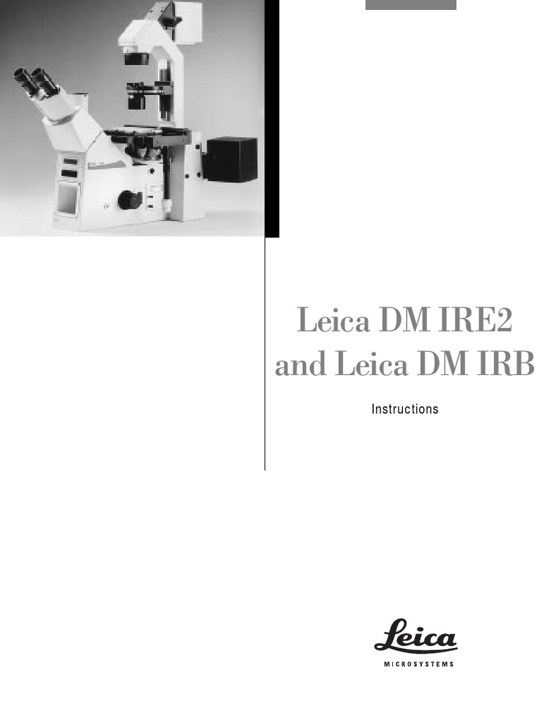 Leica Dmire2 | PDF | Microscopy | Single Lens Reflex Camera