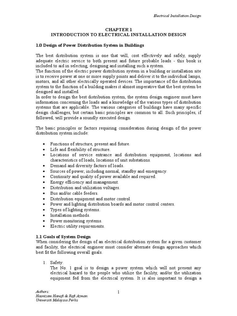 Electrical Design for Engineers | PDF | Electric Power Distribution ...