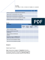 Ejemplos de Lista de Cotejo