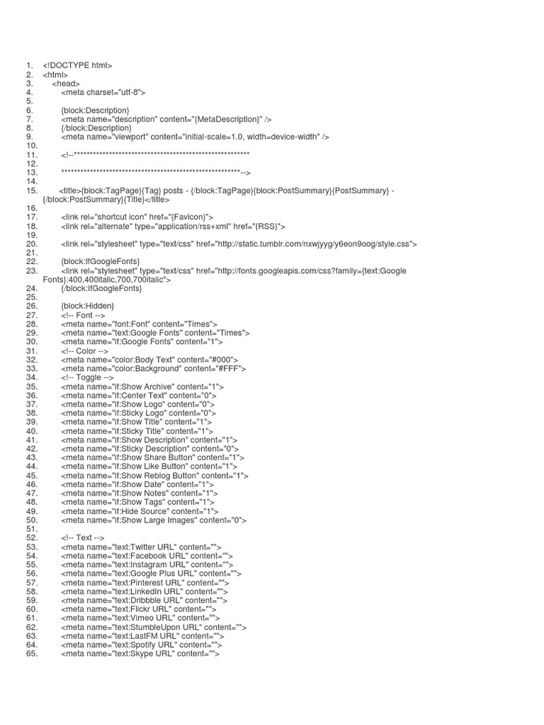 HTML Code | PDF | Online Services | Web 2.0