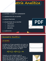 Geometría Analítica (La Elipse)