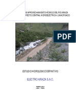Estudio Aprovechamiento Hidrico Rio Araza