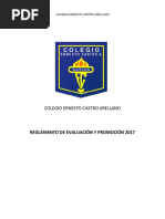 Colegio Ernesto Castro Arellano: Reglamento de Evaluación Y Promoción 2017