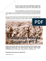 PT3 Sejarah Kerja Kursus 2016