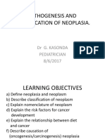 Pathogenesis and Classification of Neoplasia