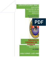 Laboratorio Io2 Cadenas de Markov - Luis Angel Chilo Sonco