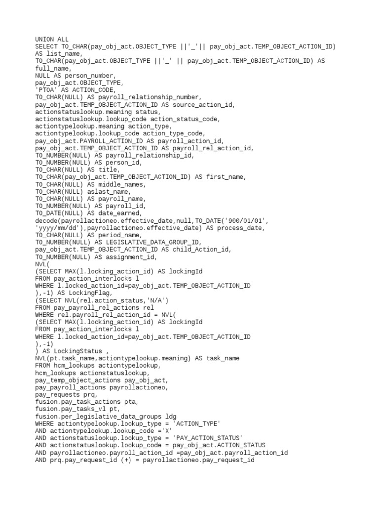 Pay Search Actions V - Query 3 | PDF | Databases | Sql
