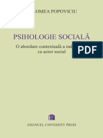 Popoviciu, S., 2013 - Psihologie Sociala PDF