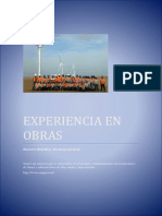 Experiencia de Obras