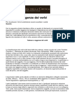 Accademia Della Crusca - Valenze e Reggenze Dei Verbi - 2015-01-16