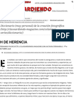 H de Herencia - Clavoardiendo Magazine
