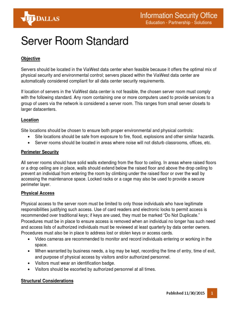 Server Room Standard PDF Data Center Air Conditioning