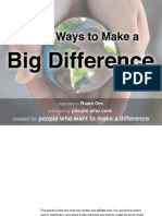 Small Ways Big Difference