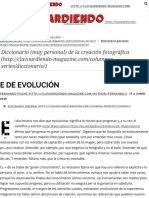 E de Evolución - Clavoardiendo Magazine