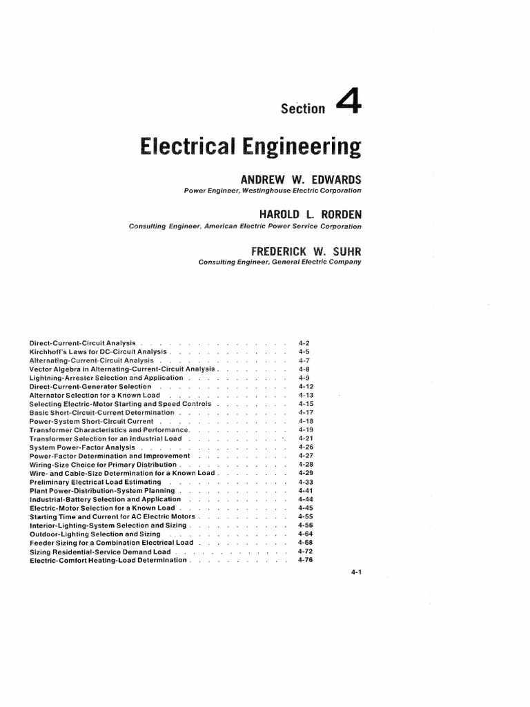 Engineering Calc Electrical PDF