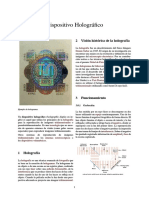 Dispositivo Holográfico