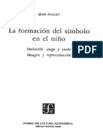 Formación Del Símbolo en El Niño - J Piaget