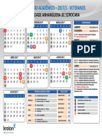 Calendario Presencial AEDU 2017.1 Veteranos Sorocaba