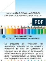 Propuesta de Evaluación Del Aprendizaje