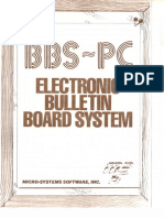 BBS-PC Electronic Bulletin Board System V4.03