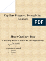 Capillary Pressure / Permeability Relations
