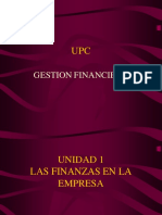 Unidad 1 - Las Finanzas en La Empresa