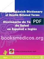 Diccionario de Terminos de Salud en Español e Ingles