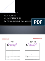 1 & 2 Pengertian & Terminologi Dalam Humidifikasi