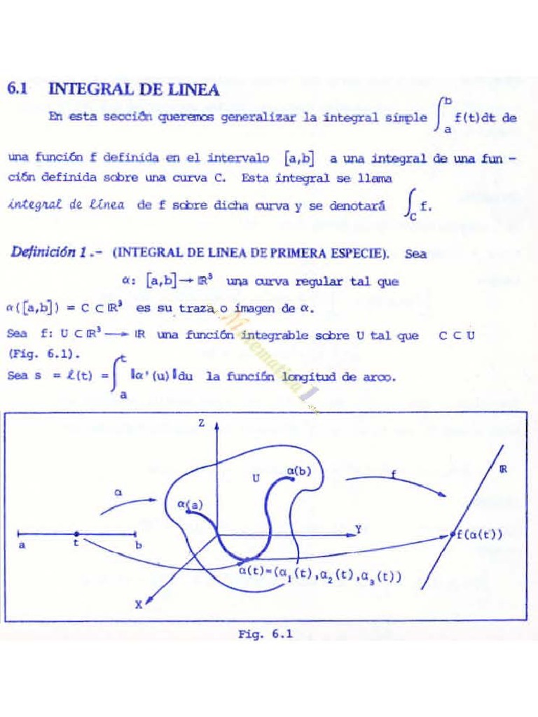 Integral de Línea: Definición y Ejemplos | PDF | Integral | Formas ...