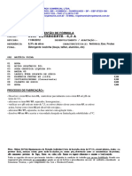 Fórmula detergente cozinha 6,3% ativo