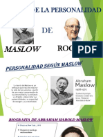 Expocion Personalidad Maslow y Rogers