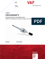 Viscosense2 Viscosity Sensor Interface Box SN Plus87600 English Tib 761 GB 0715 PDF