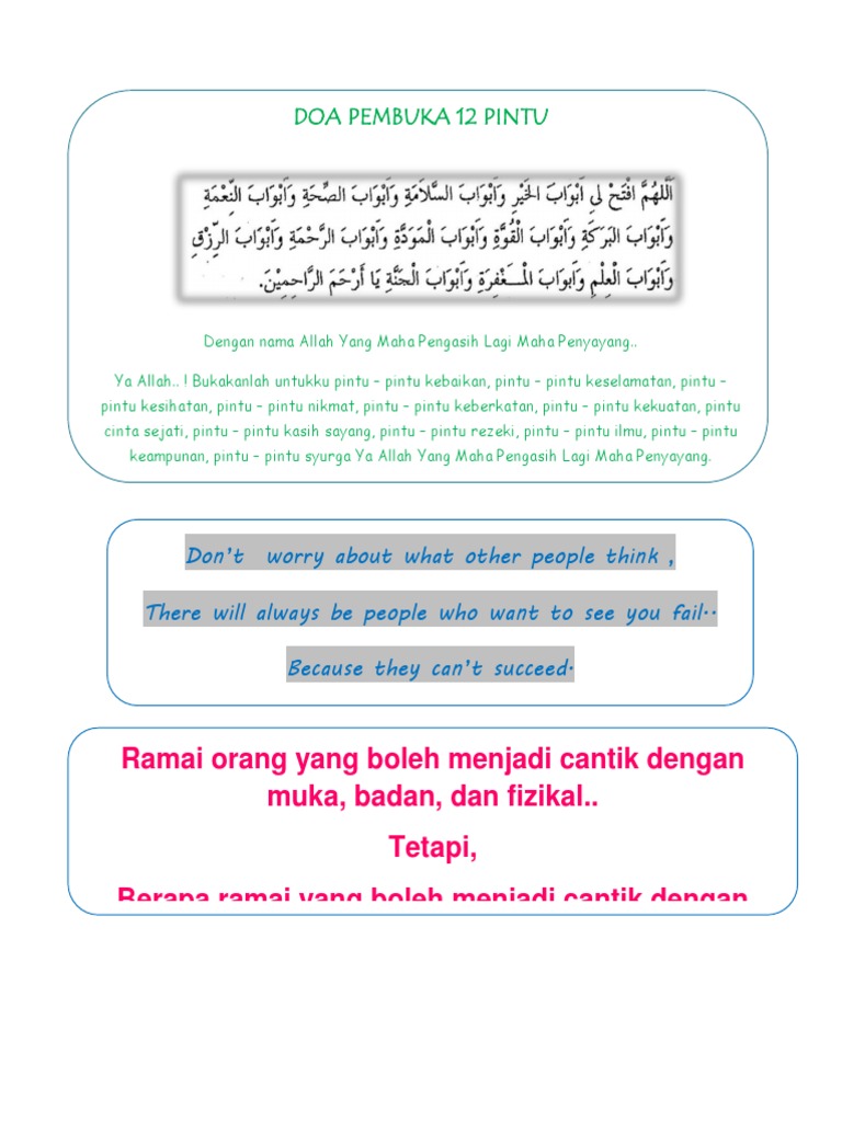 Doa Pembuka 12 Pintu Pdf