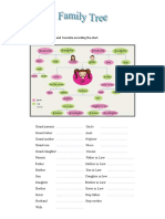 Look at The Family Tree and Translate According The Chart