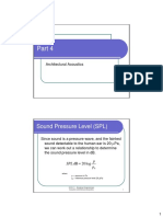 Part 4 - Architectural Acoustics - Handout