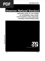 Application Guide For Low-Voltage Ac Nonintegrally Fused Power Circuit Breakers (Using Separately Mounted Current-Limiting Fuses)