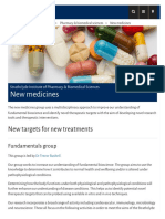 New Medicines - University of Strathclyde