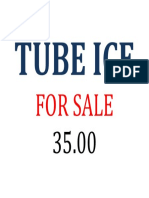 Tube Ice