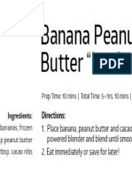 Banana Peanut