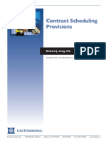 Long Intl Contract Scheduling Provisions