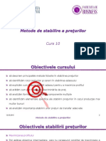 Curs 10 Metode de Stabilire a Preturilor (1)