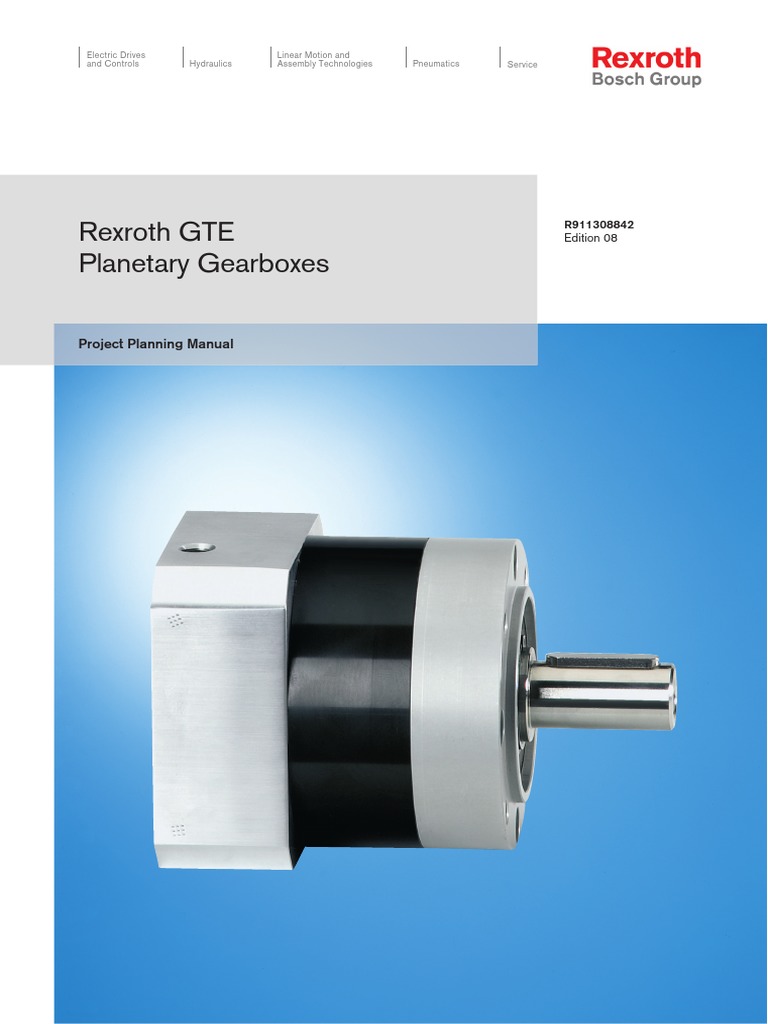 Bosch Rexroth Gearbox Example Transmission (Mechanics) Machines