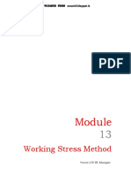 Working Stress Method: Version 2 CE IIT, Kharagpur