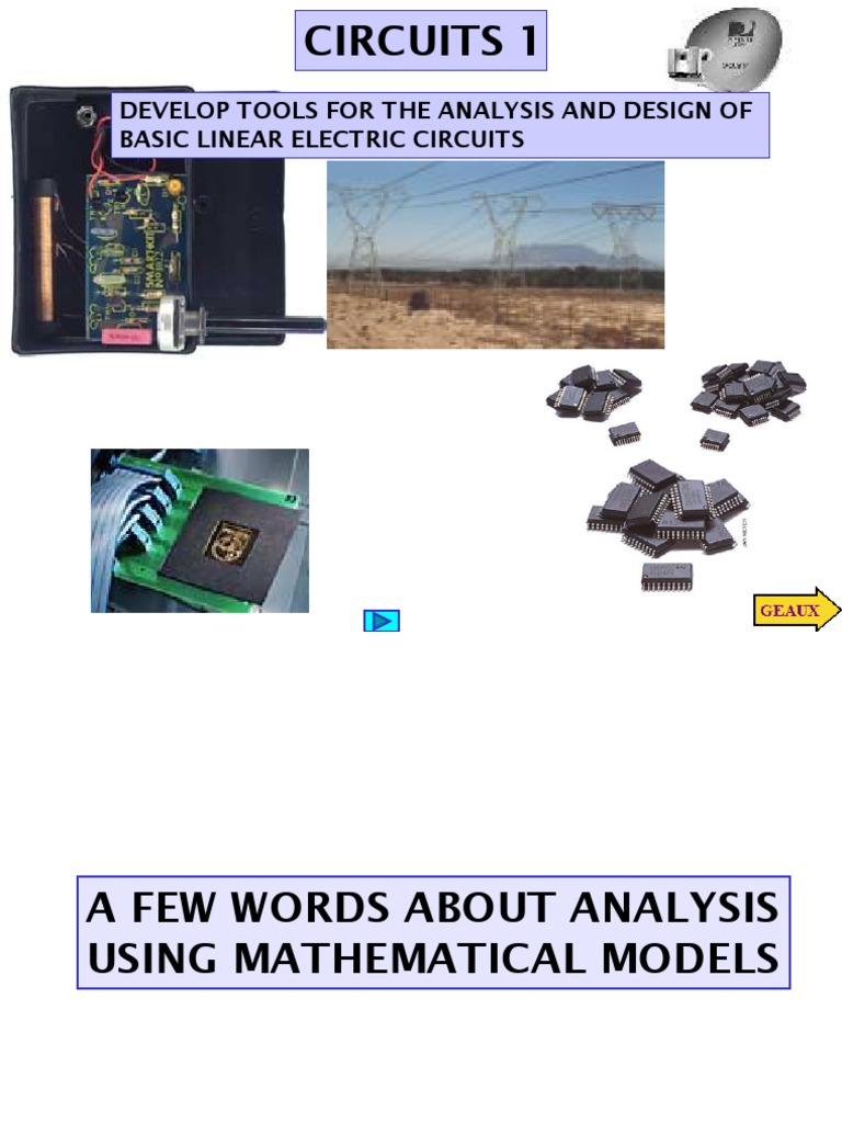 Develop Tools For The Analysis and Design of Basic Linear Electric ...