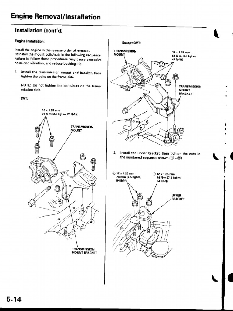 d16 Engine Removal PDF