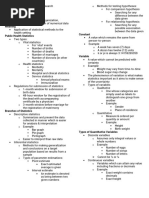 Introduction To Biostatistics - Research Etymology: Notes From The Lecture & Orientations